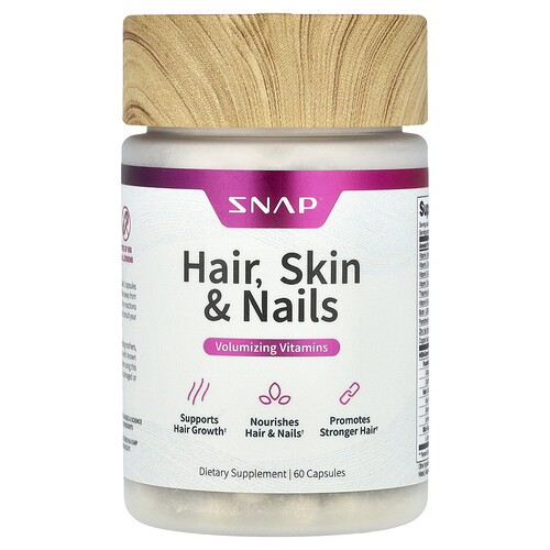 Snap Supplements, Haare, Haut und Nägel, 60 Kapseln