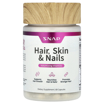 Product Image for Snap Supplements, Hair, Skin & Nails , 60 Capsules