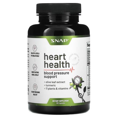 

Snap Supplements Heart Health`` 90 капсул