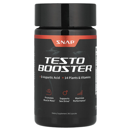781342 Testo Booster Snap Supplements - 90 Capsules