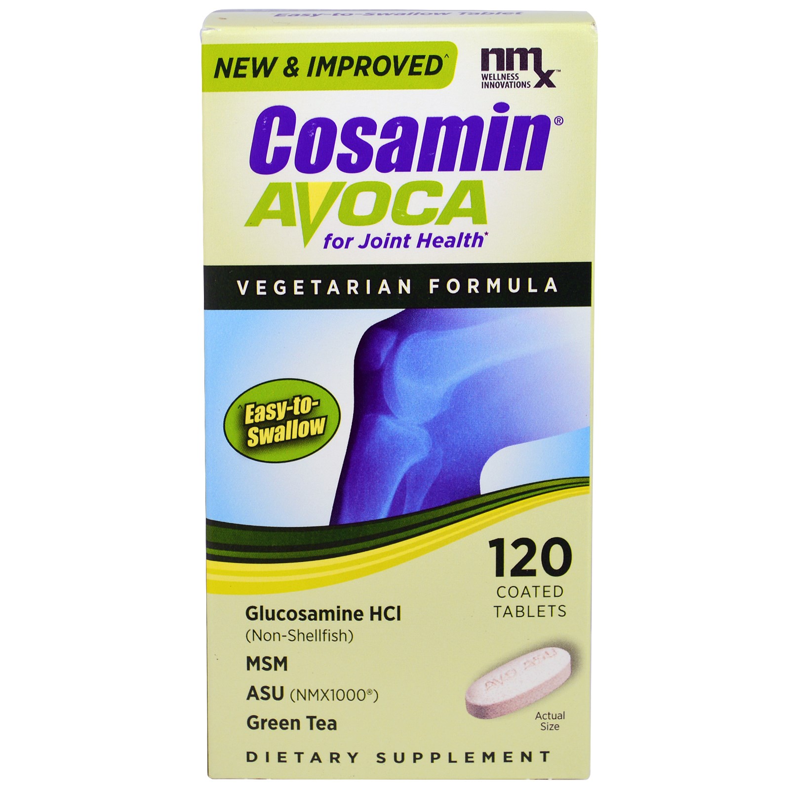 Nutramax Cosamin Avoca For Joint Health 120 Coated Tablets IHerb