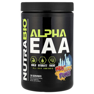 NutraBio, Alpha EAA, New York Punch, 0,97 lb (438 g)