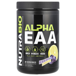 NutraBio, Alpha EAA, Blaubeerlimonade, 395 g (0,87 lb.)