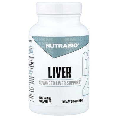 Product Image for NutraBio, Liver, 90 Capsules