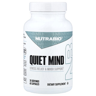 NutraBio, Quiet Mind, 60 капсул