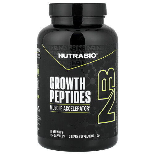 Nutrabio Growth Peptides, 196 Capsules