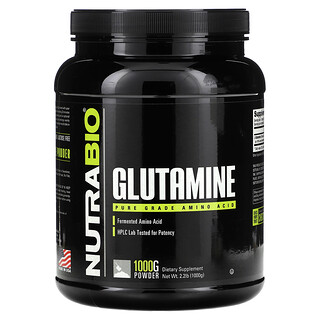 NutraBio, Glutamine, Pure Grade Amino Acid, 2.2 lbs (1,000 g)