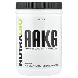 NutraBio, AAKG，1.1 磅（500 克）