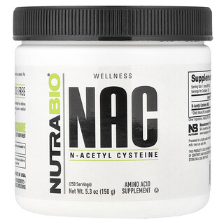 NutraBio, NAC, 150 g (5,3 oz.)