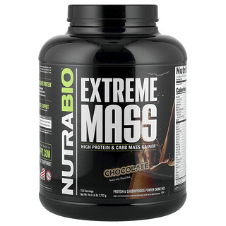 NutraBio, Extreme Mass, Chocolate, 6 lb (2,722 g)