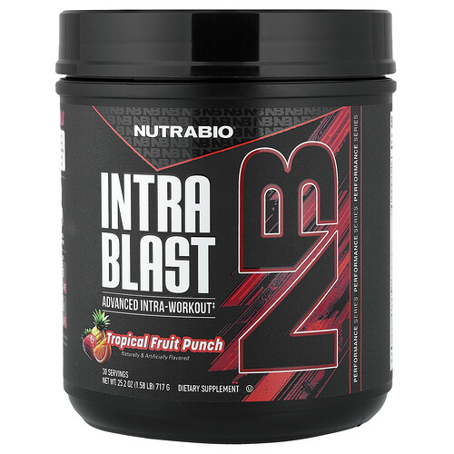 Nutrabio Intra Blast, Advanced Intra-Workout, Tropical Fruit Punch, 1.58 lb (717 g)