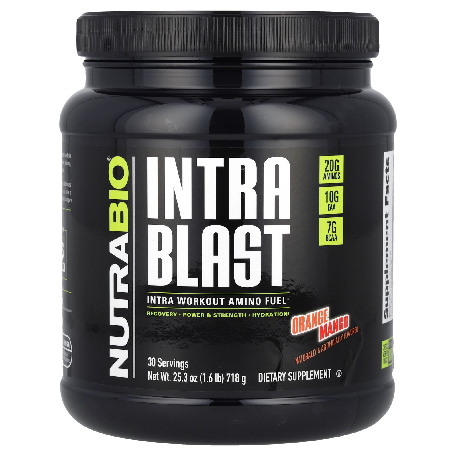 Intra Blast, Intra Workout Amino Fuel, Orange Mango, 1,6 lb (718 g) - Bild 1 von 2