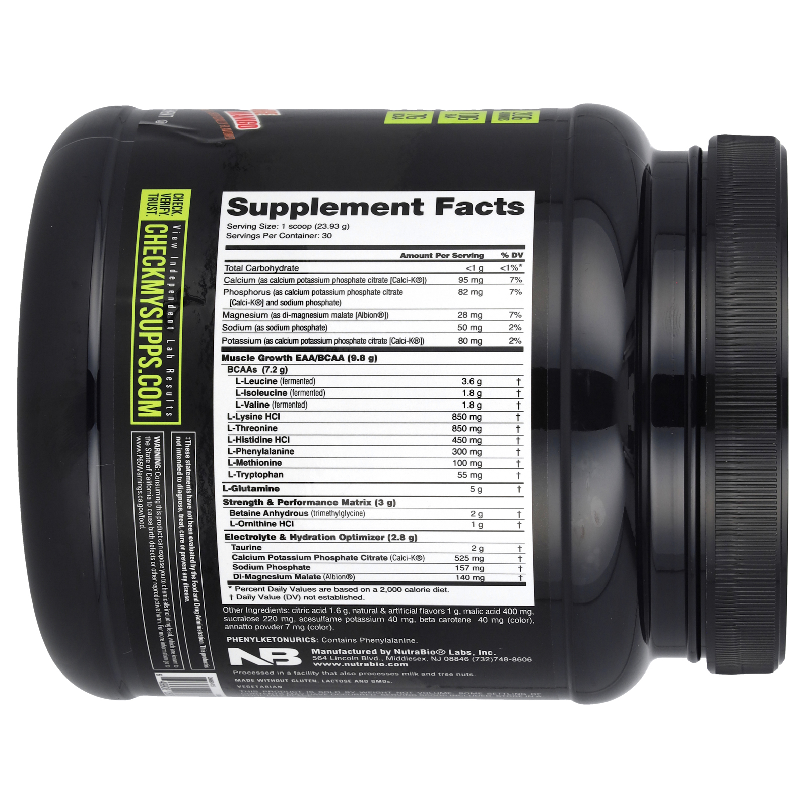 Intra Blast, Intra Workout Amino Fuel, Orange Mango, 1,6 lb (718 g) - Bild 2 von 2