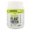 NutraBio Labs, ナチュラルズ、オーガニックプラントプロテイン、バニラ、1 lb (454 g)