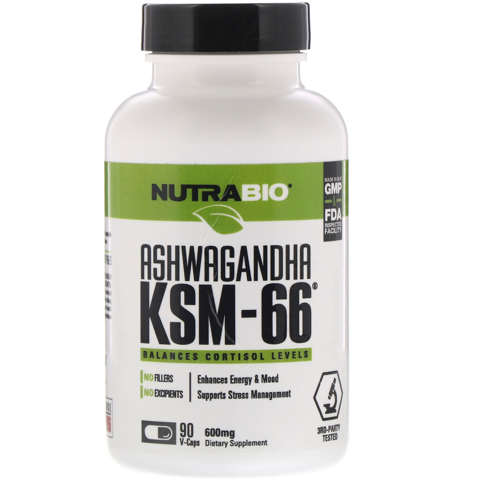 Nutrabio Labs Ashwagandha Ksm Mg V Caps Iherb