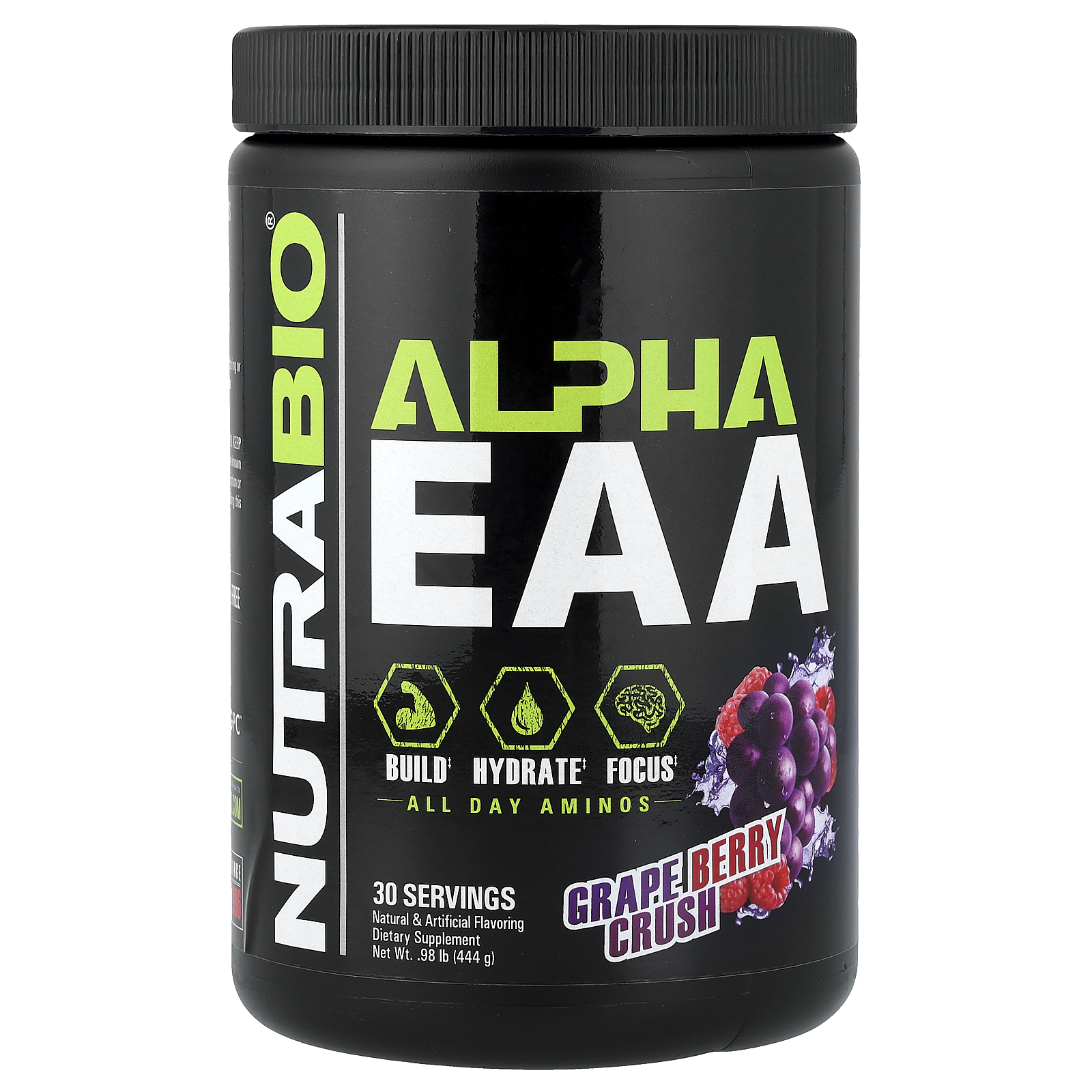 Alpha EAA, Виноградная ягодная крошка, 0,98 фунта (444 г)