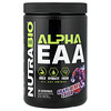 NutraBio, Alpha EAA, Suplemento de aminoácidos esenciales, Explosión de uva y bayas, 444 g (0,98 lb)