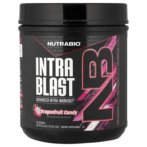 Nutrabio Intra Blast, Advanced Intra-Workout, Dragonfruit Candy, 1.59 lb (722 g)