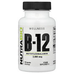 Вітамін B12, 2000 мкг, 90 капсул