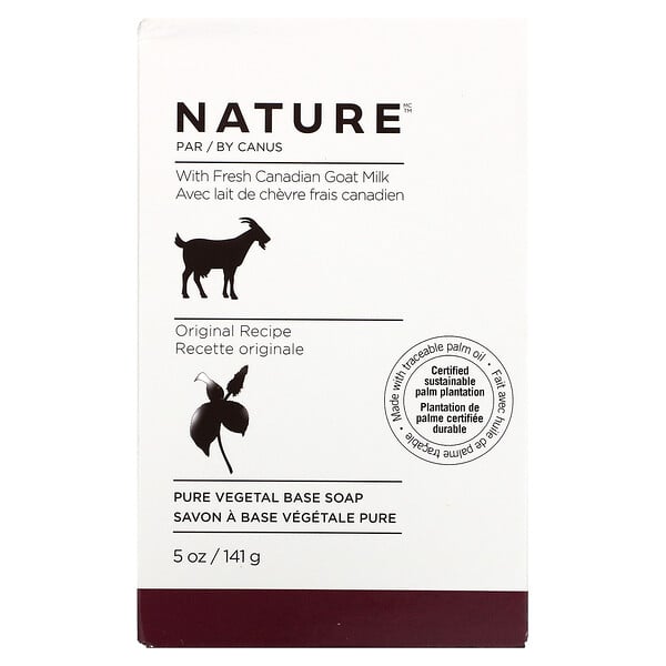 Nature by Canus, Fresh Goat Milk, Soap Bar, Original, 5 oz (141 g)