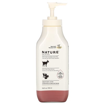 Купить Nature by Canus Fresh Goat Milk, Крем-лосьон для тела, масло ши, 11, 8 жидких унций (350 мл)