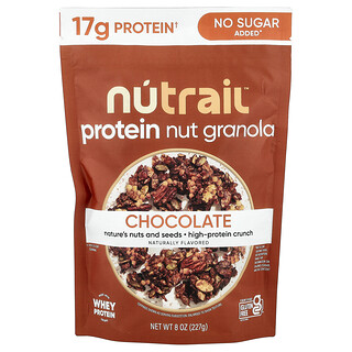 NuTrail, Proteïne-notengranola, chocolade, 8 oz (227 g)