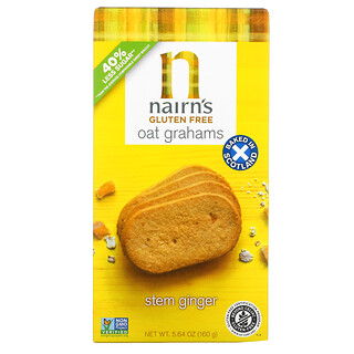 Nairn's, Oat Grahams, Gluten Free, Stem Ginger, 5.64 oz (160 g)