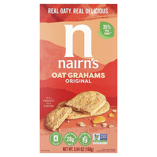 Nairn's, Oat Grahams, Sin gluten, Original, 160 g (5,64 oz)
