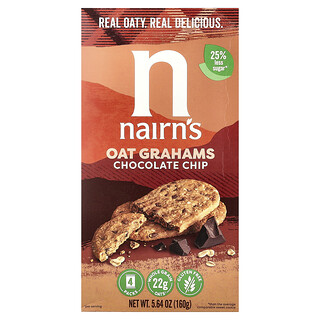 Nairn's, Oat Grahams，無麩質，巧克力碎，5.64 盎司（160 克）