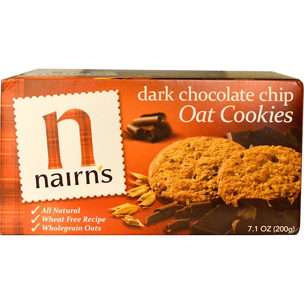 Nairn's, Oat Cookies, Dark Chocolate Chip, 7.1 oz (200 g) iHerb