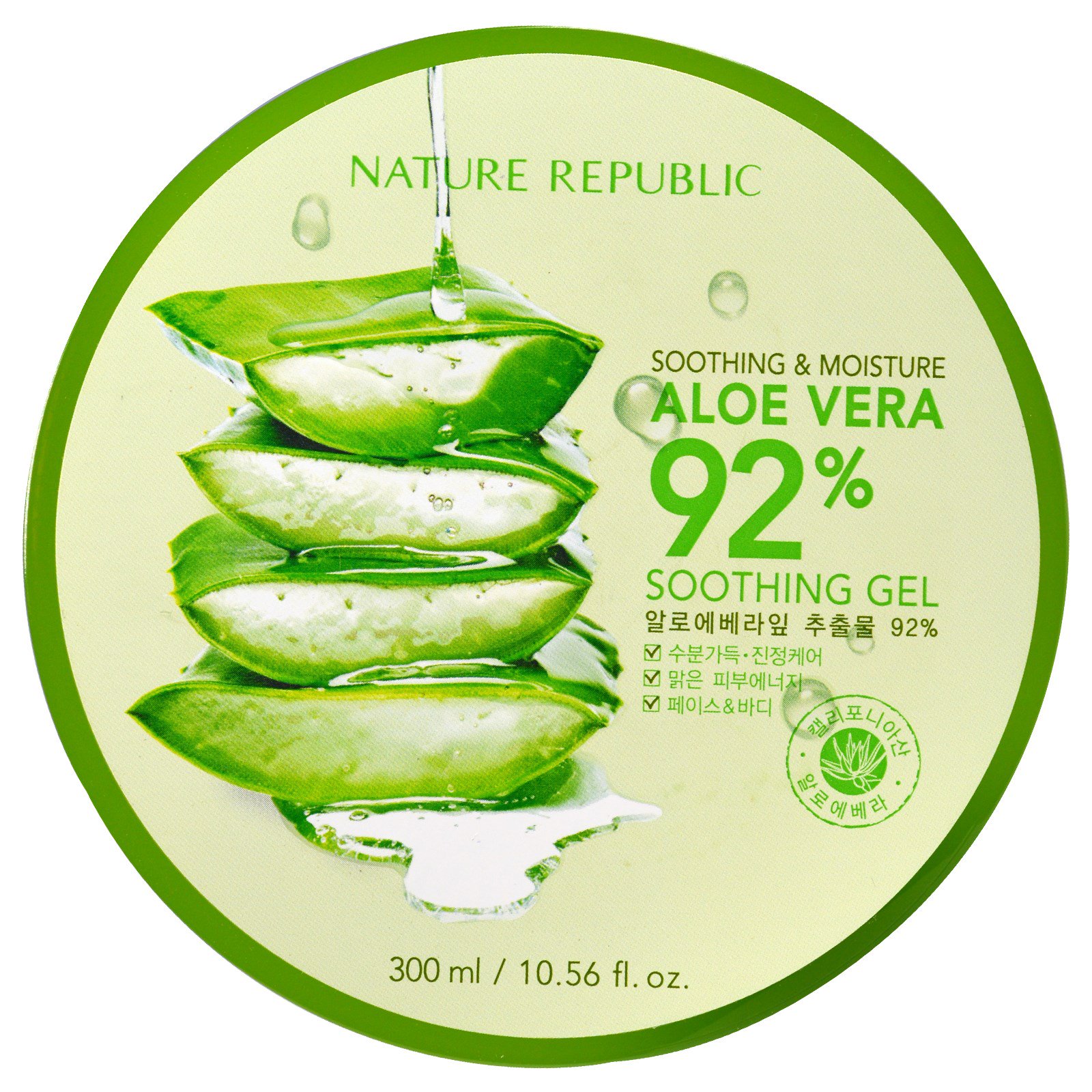 Nature Republic, Soothing & Moisture Aloe Vera 92%