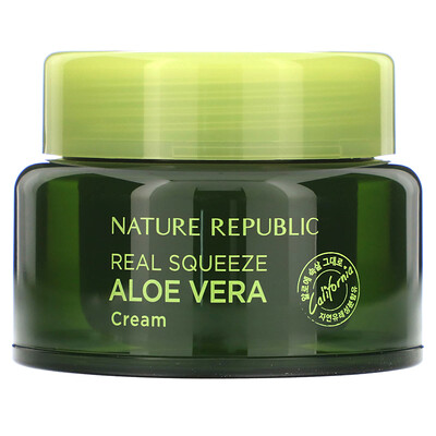Nature Republic Real Squeeze, Aloe Vera Cream, 1.69 fl oz (50 ml)