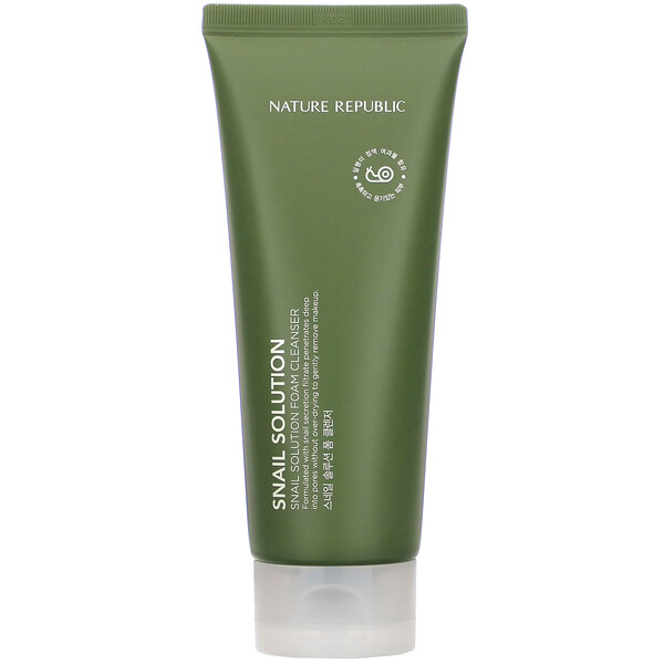 Nature Republic‏, Snail Solution, Foam Cleanser, 5.07 fl oz (150 ml)