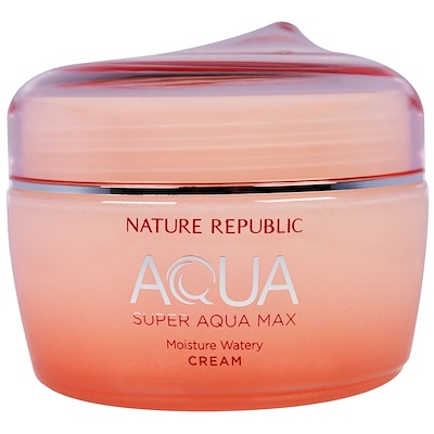 Nature Republic Aqua,強效補水,滋潤補水霜,2.70 fl oz (80 ml)