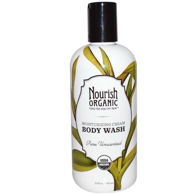 Nourish Organic, Body Wash, Pure Unscented, 10 fl oz (295 ml) iHerb