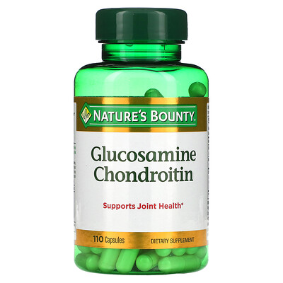 

Nature's Bounty, Glucosamine Chondroitin, 110 Capsules