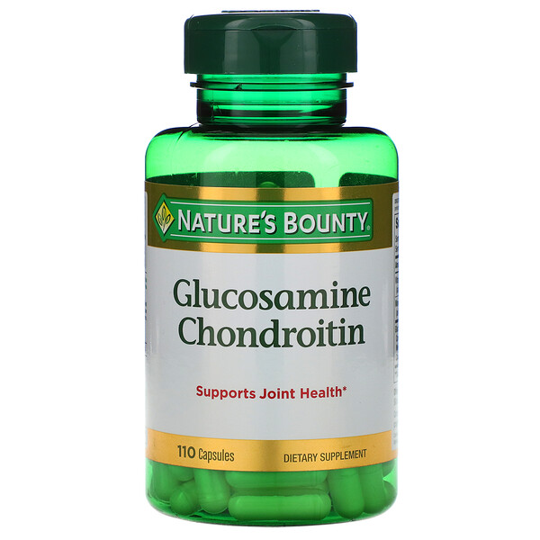 Nature's Bounty, Glucosamine Chondroitin, 110 Capsules