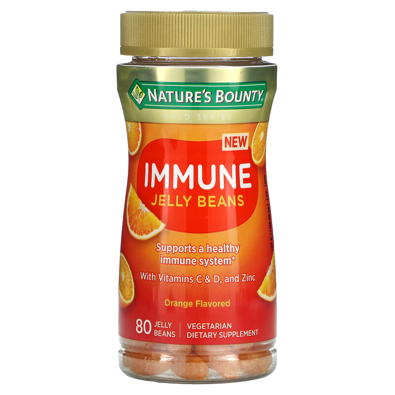 Nature's Bounty, Immune Jelly Beans, With Vitamin C & D, and Zinc