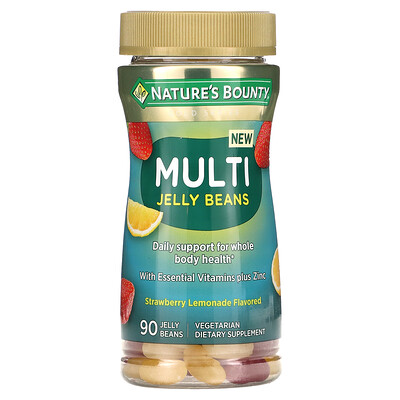 

Nature's Bounty Мультивитамины клубничный лимонад 90 мармеладок