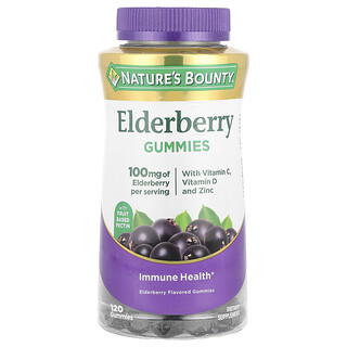 Nature's Bounty, Gummies Elderberry, 120 Gummies