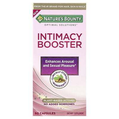 Nature's Bounty, Optimal Solutions®, Potenciador de la intimidad, 60 cápsulas