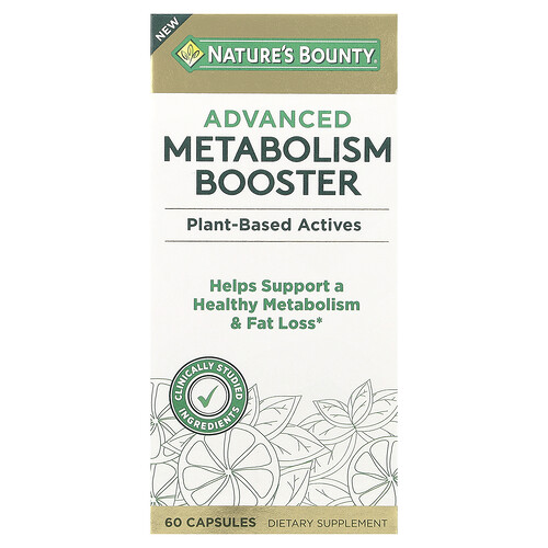 Nature's Bounty Advanced Metabolism Booster, 60 Capsules