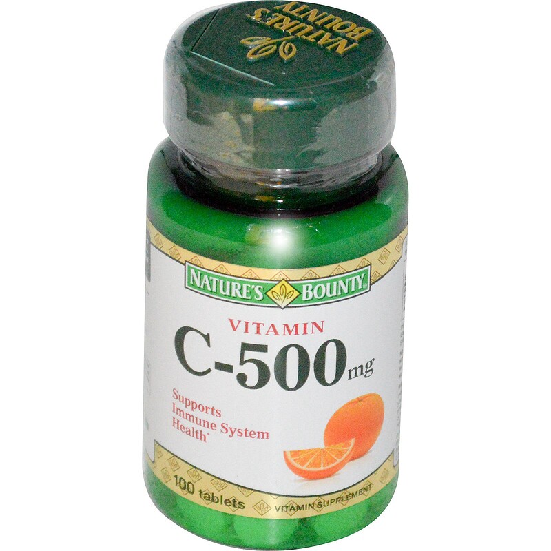 Nature's Bounty, Vitamin C-500mg, 100 Tablets - iHerb