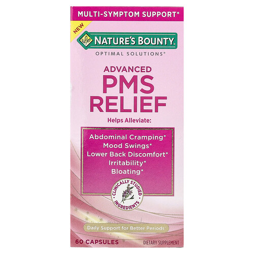 Nature's Bounty Optimal Solutions®, Advanced PMS Relief, 60 Capsules