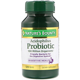 Nature’s Bounty, Ацидофилус пробиотик, 120 таблеток отзывы