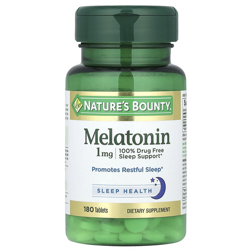 Nature's Bounty Melatonin Tablets 1mg, 180 ct | CVS