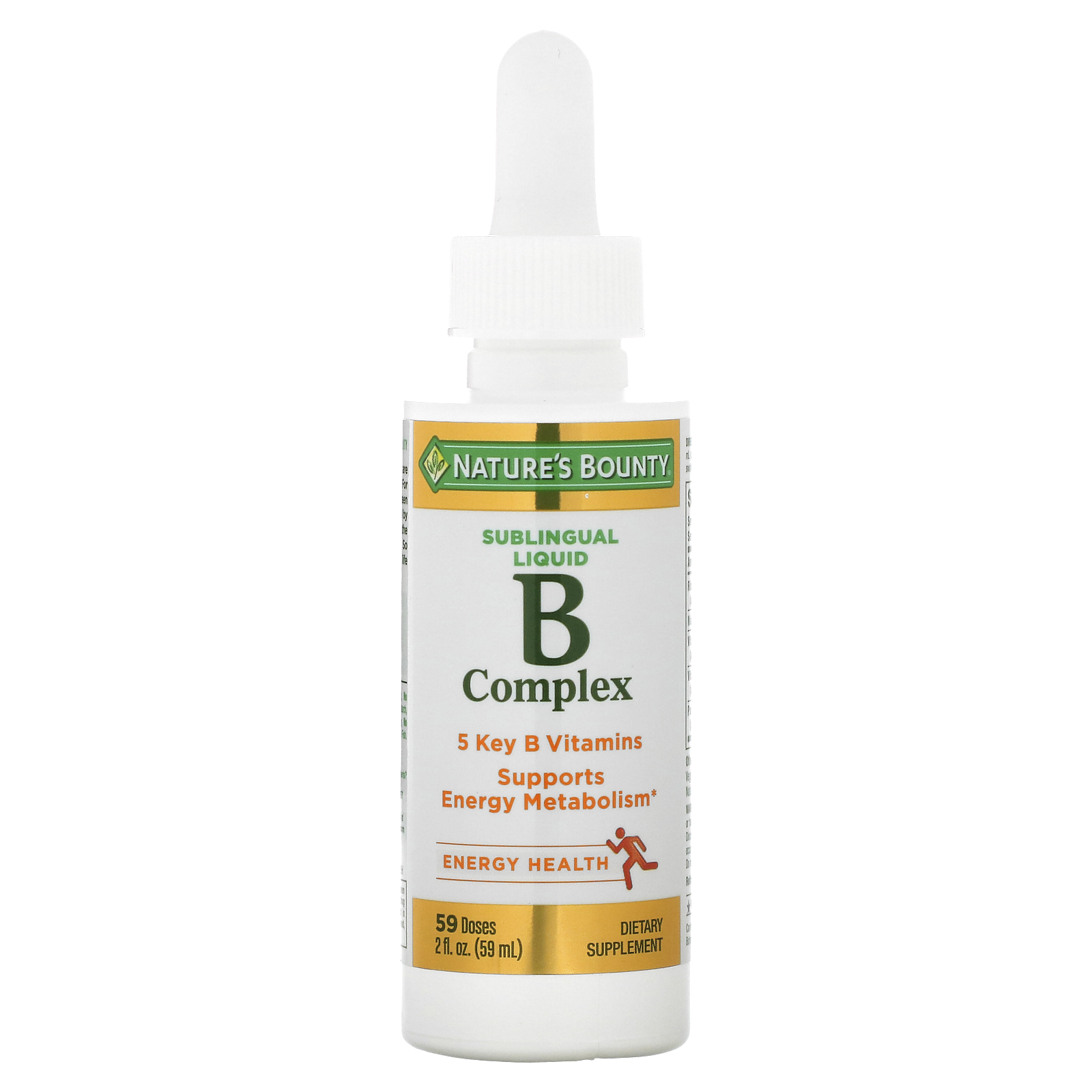 Nature's Bounty, B-Complex, Sublingual Liquid, 2 Fl Oz (59 Ml)