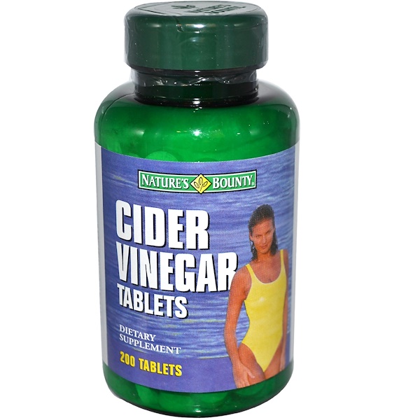 Nature's Bounty, Cider Vinegar, 200 Tablets (Discontinued Item) 