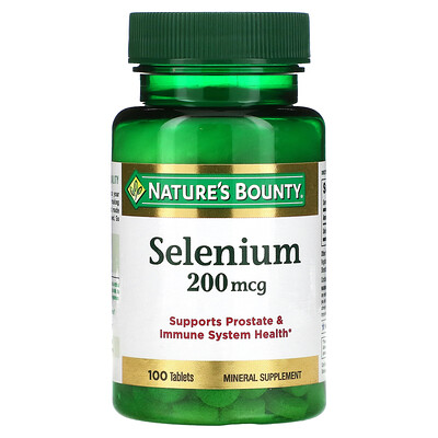 

Nature's Bounty Selenium 200 mcg 100 Tablets