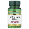 Selênio, 200 mcg, 100 Cápsulas